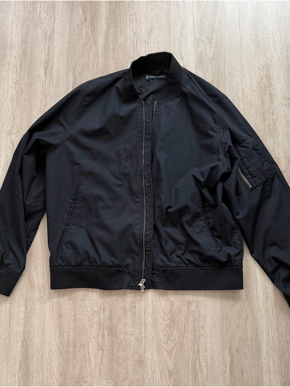 Everlane Black Bomber Jacket